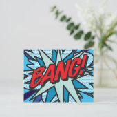 Carte Postale BANG Fun Retro Comédie Livre Pop Art (Debout devant)