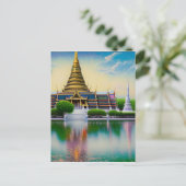 Carte Postale Bangkok est la capitale de la Thaïlande et l'un de (Debout devant)
