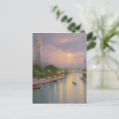 Carte Postale Bangkok est la capitale de la Thaïlande et l'un de (Debout devant)