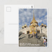 Carte Postale Bangkok, Temple du Bouddha d'or, Thaïlande (Devant / Derrière)