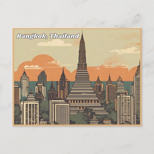 Carte Postale Bangkok Thaïlande (Devant)