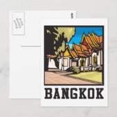 Carte Postale Bangkok Thaïlande (Devant / Derrière)