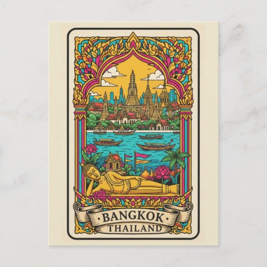 Carte Postale Bangkok Thaïlande (Devant)