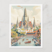 Carte Postale Bangkok Thaïlande célèbre lieu de voyage (Devant)
