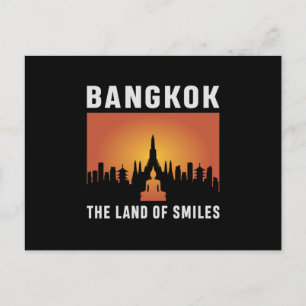 Carte Postale Bangkok Thaïlande City Cityscape Skyline Drôle cad