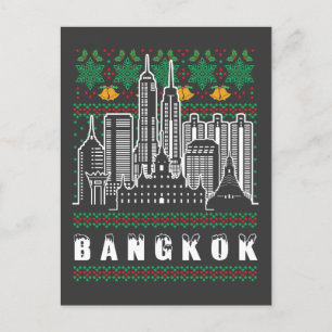 Carte Postale Bangkok Thaïlande Noël laid