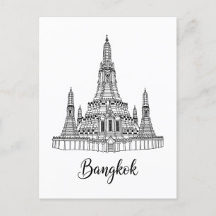 Carte Postale Bangkok Thaïlande Wat Arun