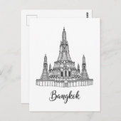Carte Postale Bangkok Thaïlande Wat Arun (Devant / Derrière)