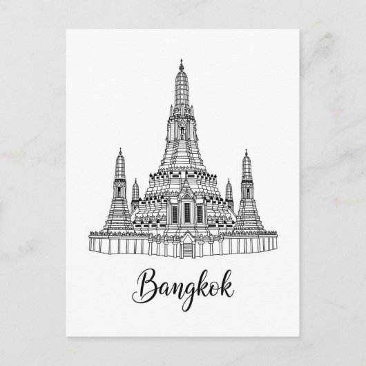 Carte Postale Bangkok Thaïlande Wat Arun (Devant)
