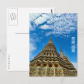 Carte Postale bangkok thaïlande wat pho (Devant / Derrière)