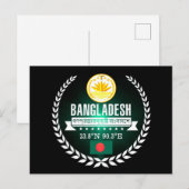 Carte Postale Bangladesh (Devant / Derrière)