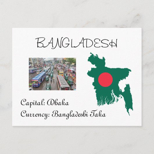 Carte Postale Bangladesh (Devant)