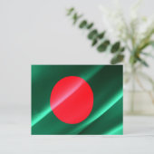 Carte Postale Bangladesh - Drapeau - (Debout devant)