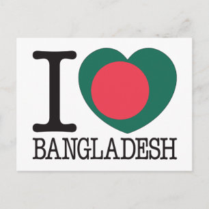 Carte Postale Bangladesh Love v2
