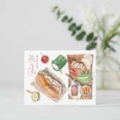 Carte postale Banh Mi (Debout devant)