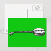 Carte Postale Banjo (Devant / Derrière)