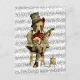 Carte Postale Banjo Bear