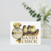Carte postale Banjo Chick (Debout devant)