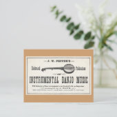 Carte postale Banjo Music (Debout devant)