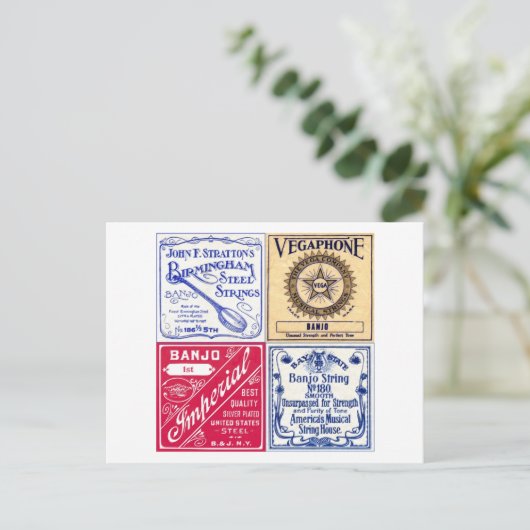 Carte postale Banjo Strings (Debout devant)