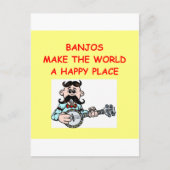 Carte Postale banjos (Devant)