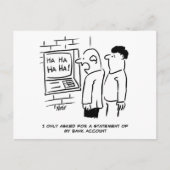 Carte Postale Bank Cashpoint Machine rit du client (Devant)