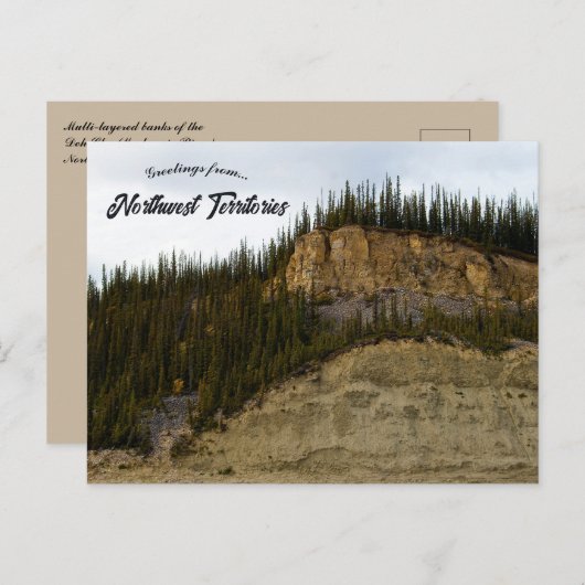 Carte Postale Banks of the Mackenzie River Northwest Territories (Devant / Derrière)