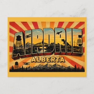 Carte Postale Banlieue à croissance rapide d'Airdrie en Alberta
