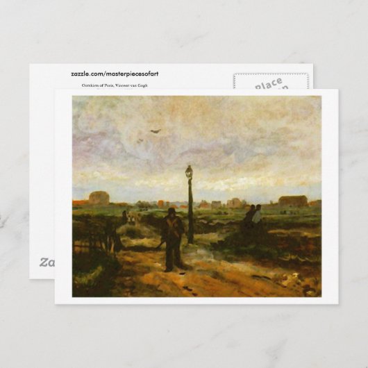 Carte Postale Banlieue de Paris (F264)Van Gogh Fine Art (Devant / Derrière)