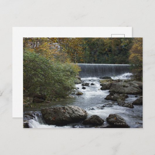 Carte Postale Banner Elk, cascade CN (Devant / Derrière)