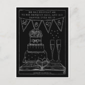 Carte Postale Banner Over Me is Love Inspirational Postcard (Devant)