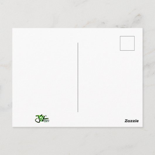 Carte Postale Bannière Bunny (Dos)