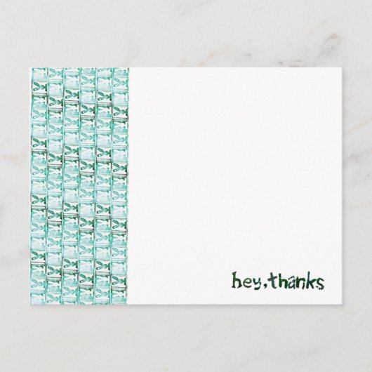 Carte Postale Bannière Bunny (Devant)