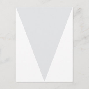 Carte Postale Bannière de Bunting drapeau gris et Chevron Party