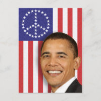 Bannière de paix du président Obama