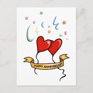 Carte Postale Bannière du bon anniversaire