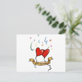 Carte Postale Bannière du bon anniversaire (Debout devant)