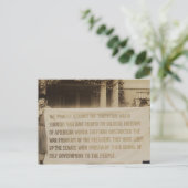 Carte Postale Bannière du suffrage féminin à Washington D.C. 191 (Debout devant)