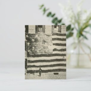 Carte Postale Bannière étoilée : drapeau américain à l'écran