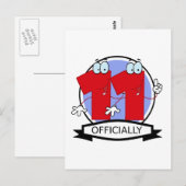 Carte Postale Bannière officielle 11 Anniversaire (Devant / Derrière)