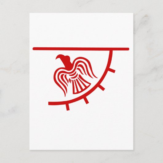 Carte Postale Bannière Viking Eagle (Devant)