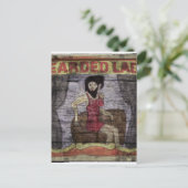 Carte Postale Bannière Vintage Lady (Debout devant)