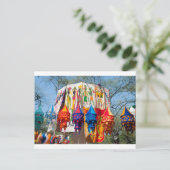 Carte Postale Bannières colorées (Debout devant)