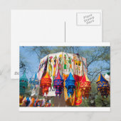 Carte Postale Bannières colorées (Devant / Derrière)