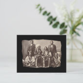 Carte Postale Bannock amérindienne vintage (Debout devant)
