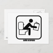 Carte Postale Baño Ocupado (Devant / Derrière)