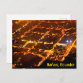 Carte Postale Banos, Équateur (Devant / Derrière)