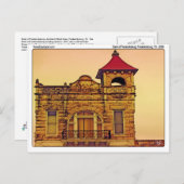 Carte Postale Banque de Fredericksburg, Fredericksburg, TX (Devant / Derrière)