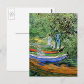 Carte Postale Banque de l'Oise à Auvers par Vincent van Gogh (Devant / Derrière)