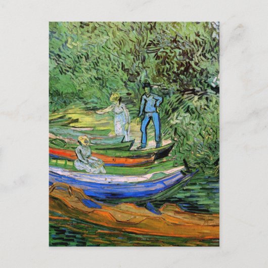 Carte Postale Banque de l'Oise à Auvers par Vincent van Gogh (Devant)